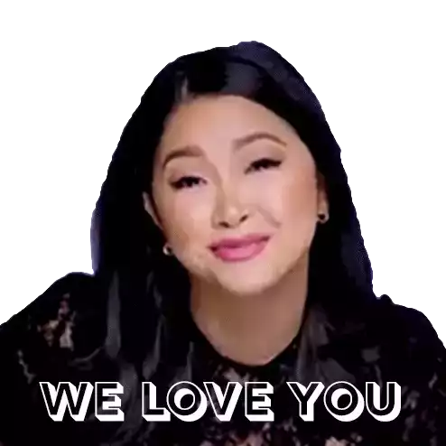 We Love You Lana Condor Sticker - We Love You Lana Condor Seventeen Stickers