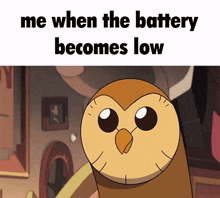 Toh Low Battery GIF - Toh Low Battery Hooty GIFs