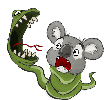 Hangouts Koala Sticker - Hangouts Koala Help Stickers