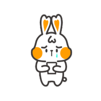 White Rabbit Sticker - White Rabbit Cry Stickers