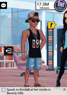 Kendall Home Video Game GIF - Kendall Home Video Game Shades GIFs