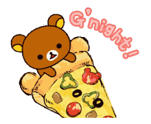 bear pizza good night