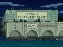 futurama sewage sewage treatment plant sal drinking water