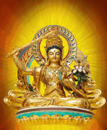 南無文殊師利菩薩 Buddhism GIF