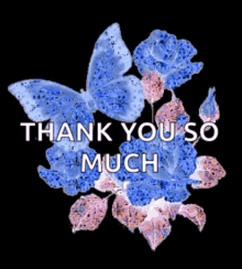 Thank You Butterfly GIF - Thank You Butterfly Sparkles GIFs