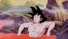 Goku Relaxing GIF - Goku Relaxing Bath GIFs