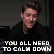 You All Need To Calm Down Jordan Orme GIF - You All Need To Calm Down Jordan Orme You All Need To Relax GIFs