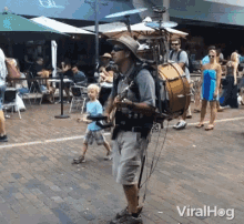 Busker One Man Band GIF