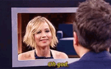 Jennifer Lawrence Oh God GIF - Jennifer Lawrence Oh God Mirroring GIFs