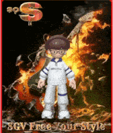 a sgv free your style ad with a boy in a baseball shirt
