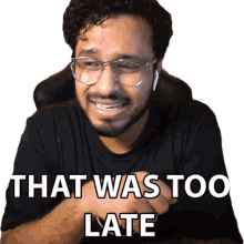 that was too late abish mathew son of abish already too late i missed it