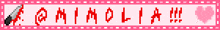 a pixel art of a bloody knife with the words " @aniolia "