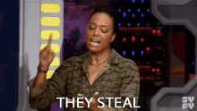 They Steal Your Things Aisha Tyler GIF - They Steal Your Things Aisha Tyler The Great Debate GIFs