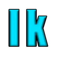 a purple letter w with a black outline is on a white background .