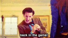 dr who matt smith back in the game yes