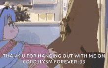 a girl is hanging out with a man in a room .