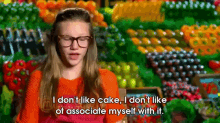 I Don'T Like To Be Associated With Something As Immoral As Cake GIF - Associated Associate Myself Cake GIFs