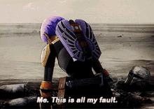 Star Wars Sabine Wren GIF - Star Wars Sabine Wren Me This Is All My Fault GIFs