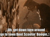 Brooks And Dunn Boot Scootin Boogie GIF - Brooks And Dunn Boot Scootin Boogie Oh Get Down Turn Around GIFs
