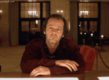 The Shining GIF - The Shining Jack Nicholson Straight Face GIFs