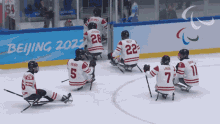 were done playing para ice hockey paralympics the game is done the game has finally ended