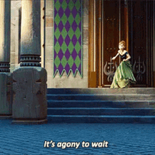 Its Agony To Wait Anna GIF - Its Agony To Wait Anna Frozen GIFs