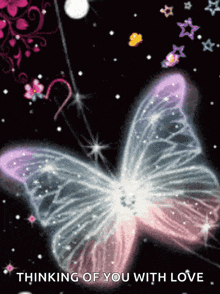 Butterflies Sparkles GIF - Butterflies Sparkles Stars GIFs