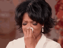Lágrimas Lágrima No Lenço GIF - Oprah Crying Tears GIFs