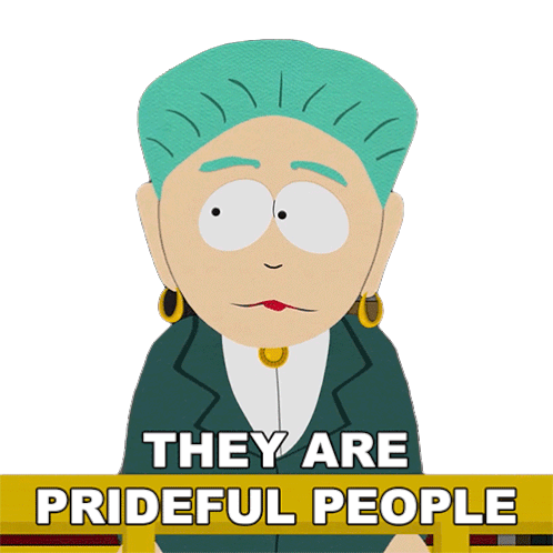 They Are Prideful People Mayor Mcdaniels Sticker - They Are Prideful People Mayor Mcdaniels South Park Stickers