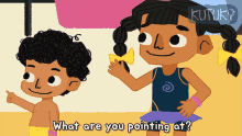 What Are You Pointing At Kutu GIF - What Are You Pointing At Kutu Ki GIFs