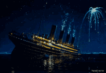 Animation Of Titanic Sinking GIFs | Tenor