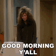 Good Morning Yall Bonnie GIF - Good Morning Yall Bonnie Allison Janney GIFs