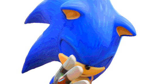 Head Turn Sonic The Hedgehog Sticker - Head Turn Sonic The Hedgehog Sonic Prime Stickers