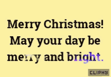 Merry Christmas Eve Merry And Bright GIF - Merry Christmas Eve Merry And Bright Cliphy GIFs