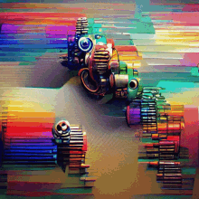 Mechanical Colors Virtualdream GIF - Mechanical Colors Virtualdream Art GIFs