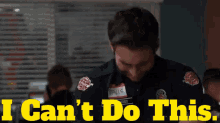 Station19 Travis Montgomery GIF - Station19 Travis Montgomery I Cant Do This GIFs