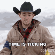Time Is Ticking Chris Becker GIF - Time Is Ticking Chris Becker Ultimate Cowboy Showdown GIFs