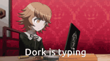 Dork Is Typing GIF - Dork Is Typing Chihiro GIFs