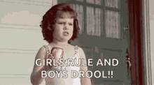 Girls Rule Boys Drool GIF
