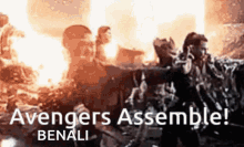 Avengers Assemble Benali Assemble GIF - Avengers Assemble Benali Assemble Captain America GIFs