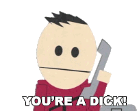 Youre A Dick Terrance Sticker - Youre A Dick Terrance South Park Stickers