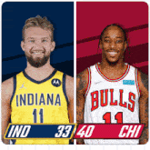 Indiana Pacers (33) Vs. Chicago Bulls (40) First-second Period Break GIF - Nba Basketball Nba 2021 GIFs