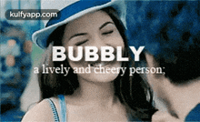 bubblya lively and cheery person%3B clothing apparel person human