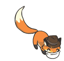 fox wagging