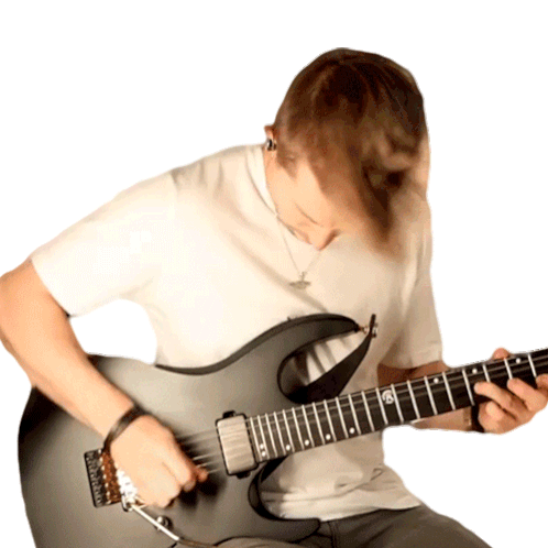 Playing Guitar Cole Rolland Sticker - Playing Guitar Cole Rolland Plucking The Guitar Stickers