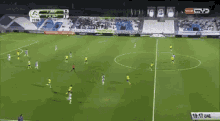 a soccer game is being played in uae and the time is 19:17