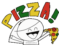 Pizza Pizza Time Sticker - Pizza Pizza Time Its Stickers