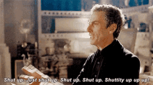 Doctor Who Shut Up GIF - Doctor Who Shut Up Peter Capaldi GIFs