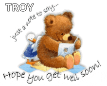 Just A Note To Say Get Well Soon GIF - Just A Note To Say Get Well Soon Be Better Soon GIFs
