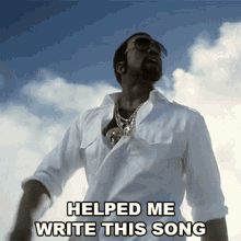 Helped Me Write This Song Kanye West GIF
